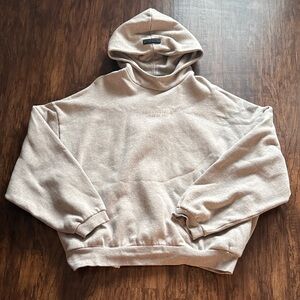 Essentials Light Tan Hoodie for Men